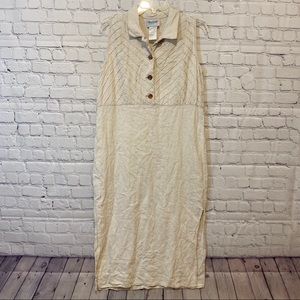 Olivia Rose Boho Hippy Sz M Linen Blend Dress